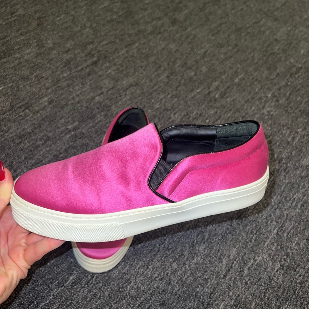 Celine Satin Slip On Sneakers NEVER WORN